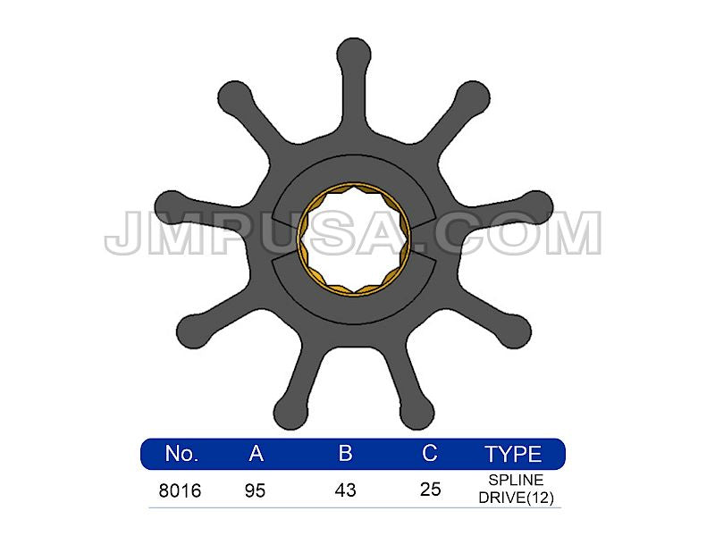 JMP 8016-01 Impeller KASHIYAMA - SP-150