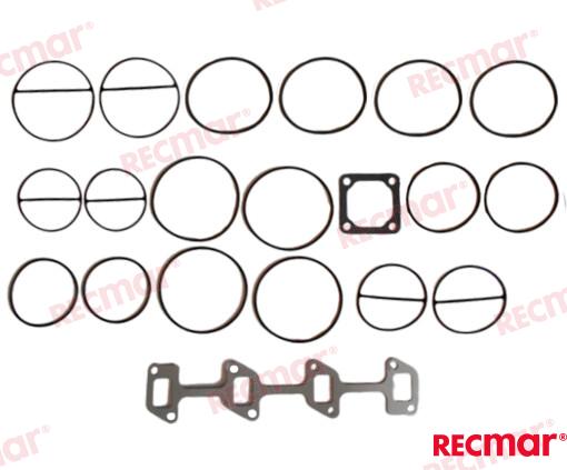 Yanmar 4JH Series Heat Echanger/ Cooler Aftermarket Gasket Kit REC 4JH ...