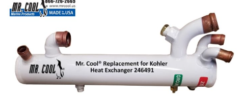 Kohler 4EFZ 4ESZ 5EFZ 6.5ESZ Heat Exchanger Kohler 246491