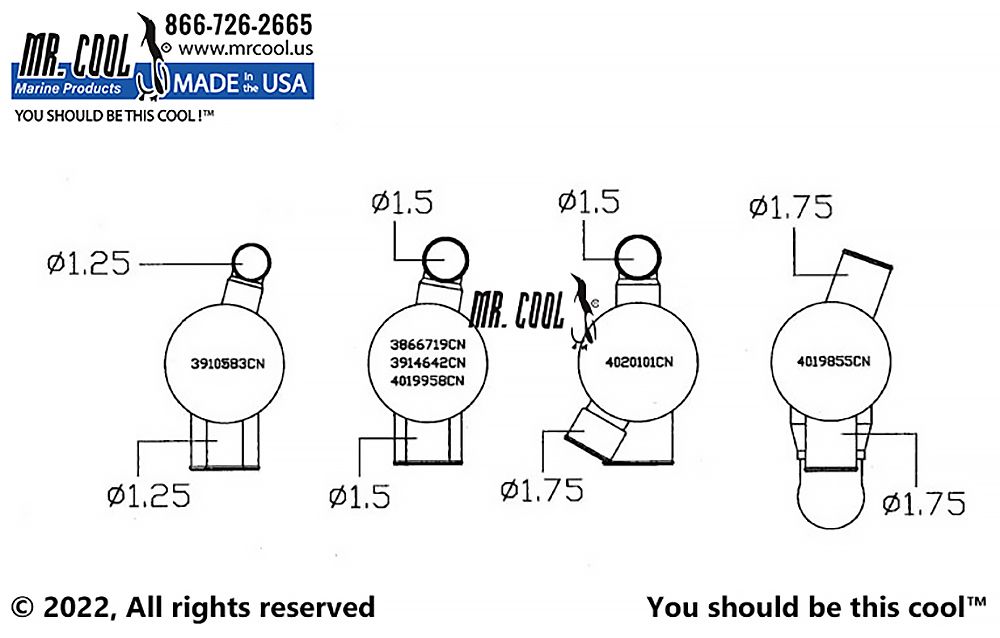 Cummins 6BT Heat Exchanger 4019855CN 4x25 Replacement MR COOL