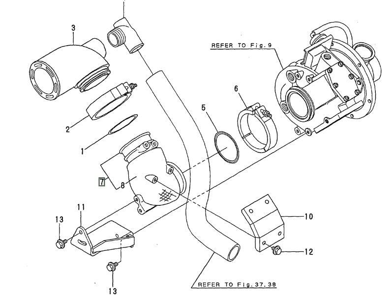 Yanmar 6LP-DTE 119778-13300 Exhaust Riser 316 Stainless Replacement HOT1