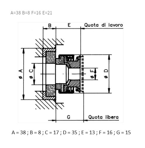 Mechanical Seal (16x38) ANCOR 2391