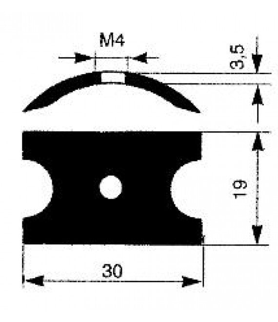 Cam AN 2375 for SP 3.5 - ref 3433 for SP 2.0 mm thikness