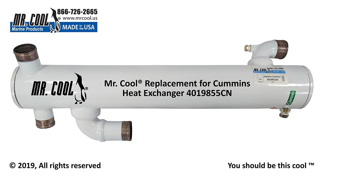 Cummins 6BT Heat Exchanger 4019855CN 4x25 Replacement MR COOL