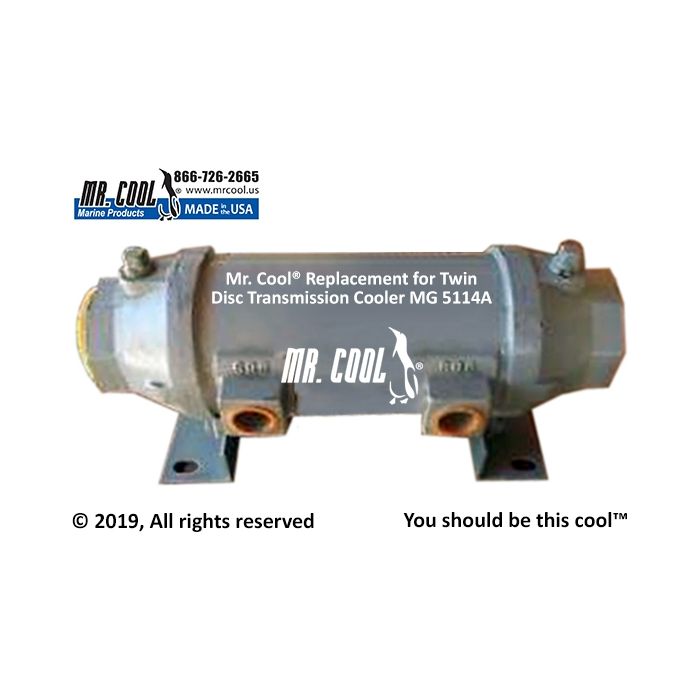 5114A Twin Disc Transmission Cooler Replacement - Marine Energy