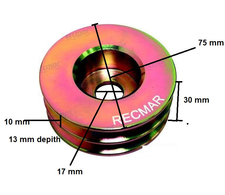 Twin sale v pulley