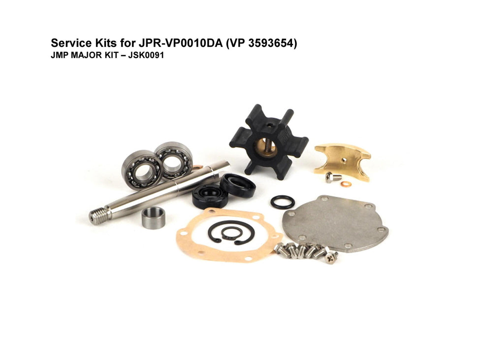 SERVICE KIT (MAJOR) Seawater Pump for Volvo Penta D1-13A/B/F, D1-20A/B/F JSK0091