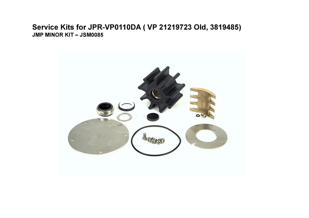 Service Kit for Volvo Penta D11 Engine Seawater Pump -21219723-3819485