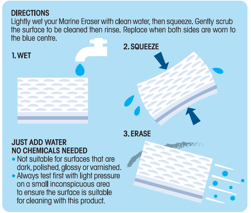 Crystilium XL Marine Magic Sponge Eraser