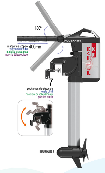 Pulsar 3.0HP Electric Outboard